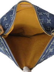 2005 年牛仔布 Monogram Baggy PM 蓝色