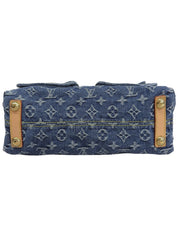 2005 年牛仔布 Monogram Baggy PM 蓝色