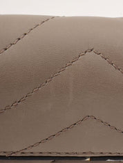 2004年頃製 シェブロンショルダーバッグ ブラウン