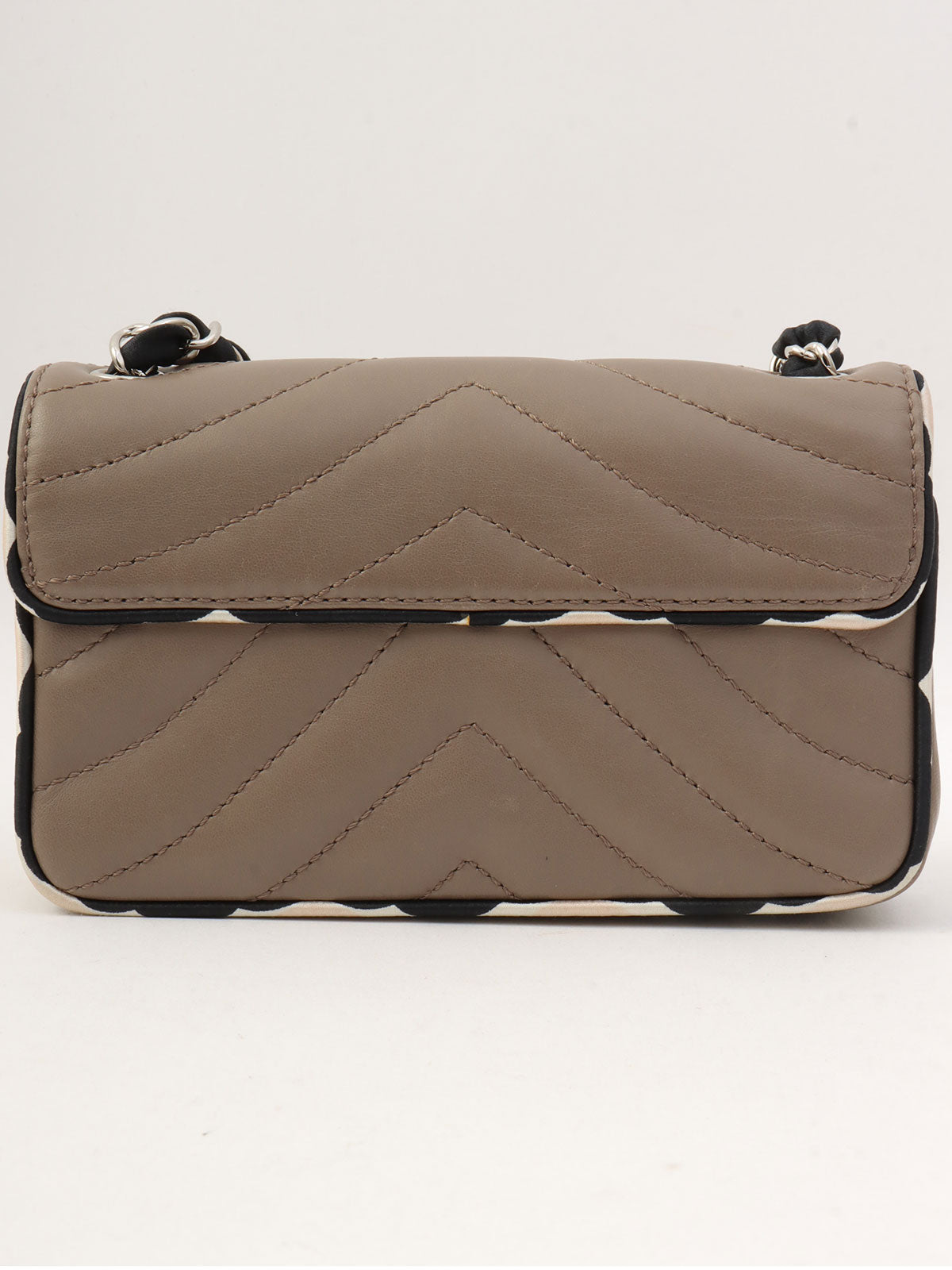 2004年頃製 シェブロンショルダーバッグ ブラウン