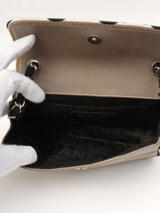 2004年頃製 シェブロンショルダーバッグ ブラウン