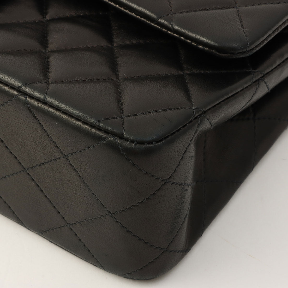 Classic Flap Chain Bag 25cm, Black, circa 2000