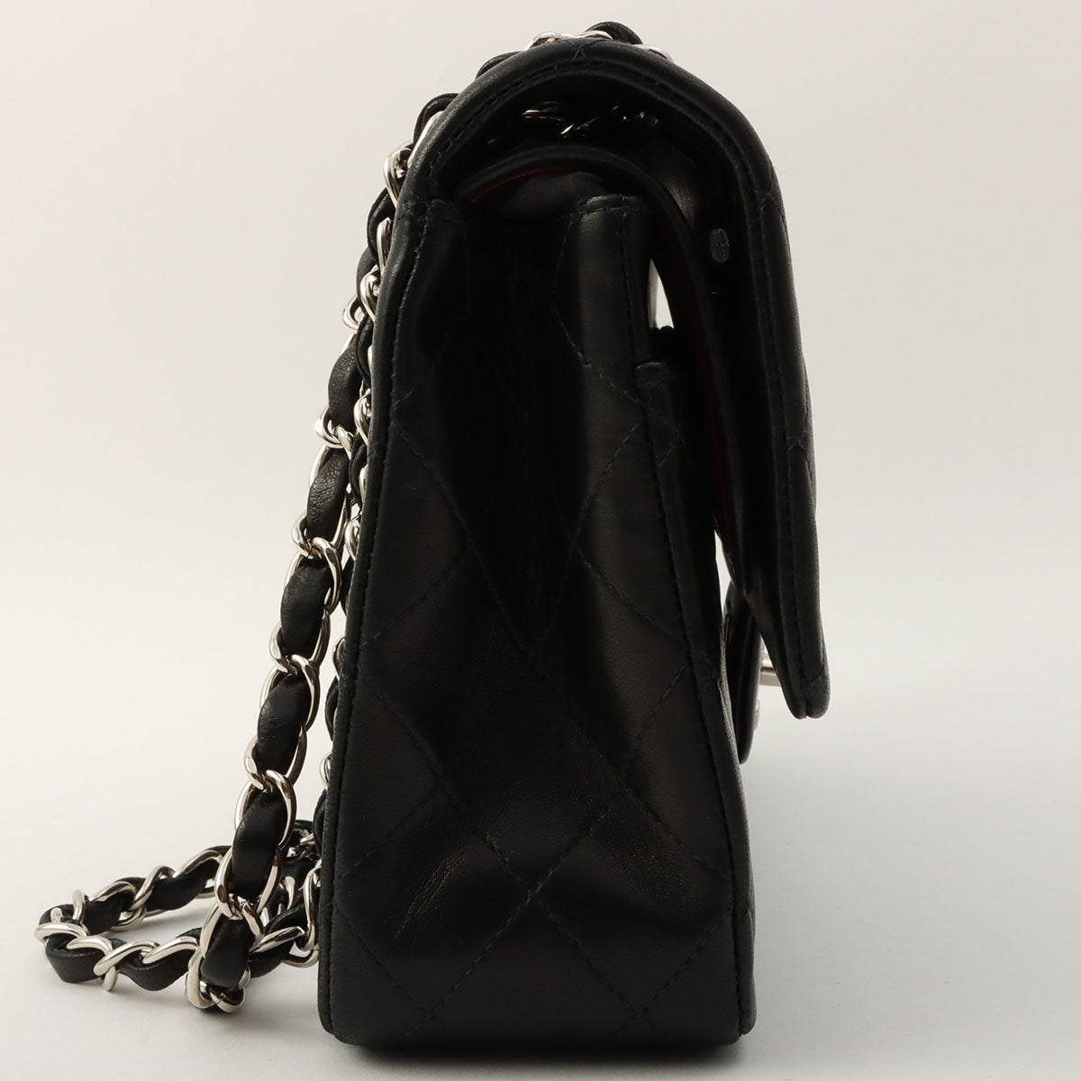 Classic Flap Chain Bag 25cm, Black, circa 2000