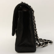 Classic Flap Chain Bag 25cm, Black, circa 2000