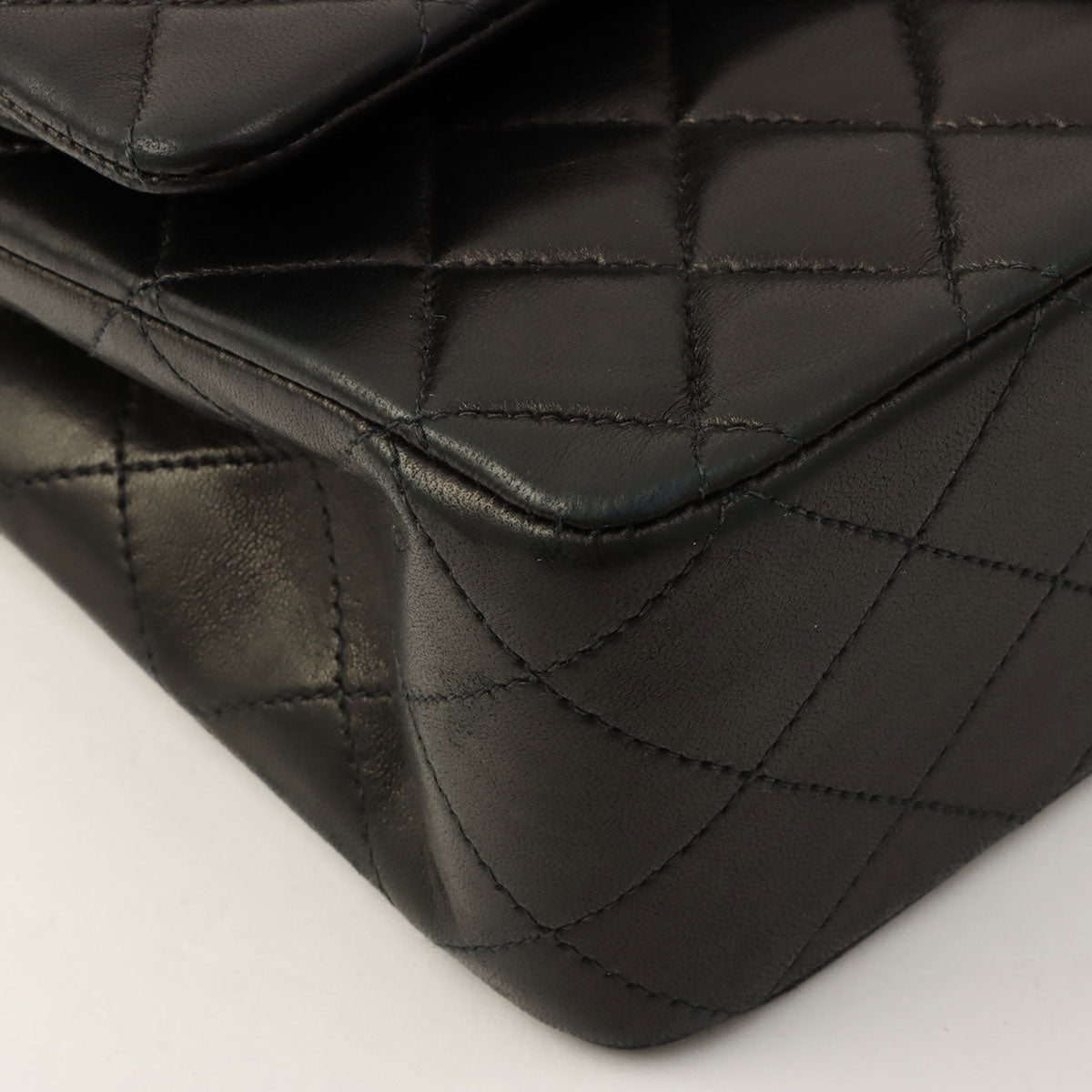 Classic Flap Chain Bag 25cm, Black, circa 2000