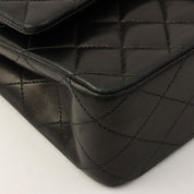 Classic Flap Chain Bag 25cm, Black, circa 2000