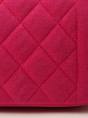 Around 2014 Made Matelassé Stitch Logo Plate Chain Shoulder Bag Pink