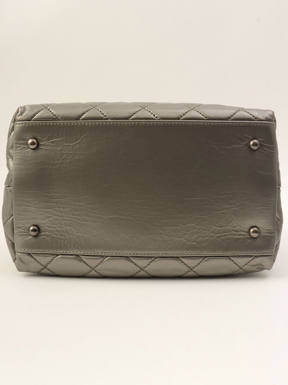 Made around 2012, Chain Me tote bag, silver