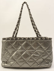 Made around 2012, Chain Me tote bag, silver