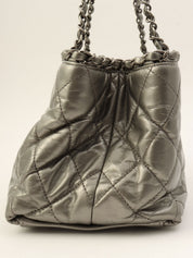 Made around 2012, Chain Me tote bag, silver