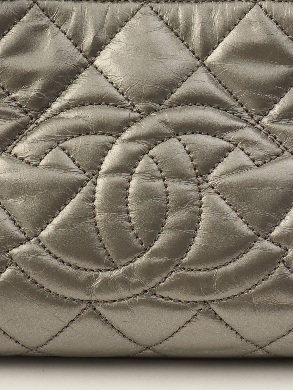 Made around 2012, Chain Me tote bag, silver