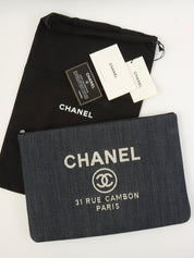 2015款靛蓝色Denim Deauville手拿包