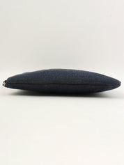 2015年頃製 デニムドーヴィルクラッチバッグ インディゴ