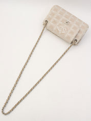 2001年頃製 ニュートラベルラインCCターンロックチェーンショルダーバッグ ベージュ