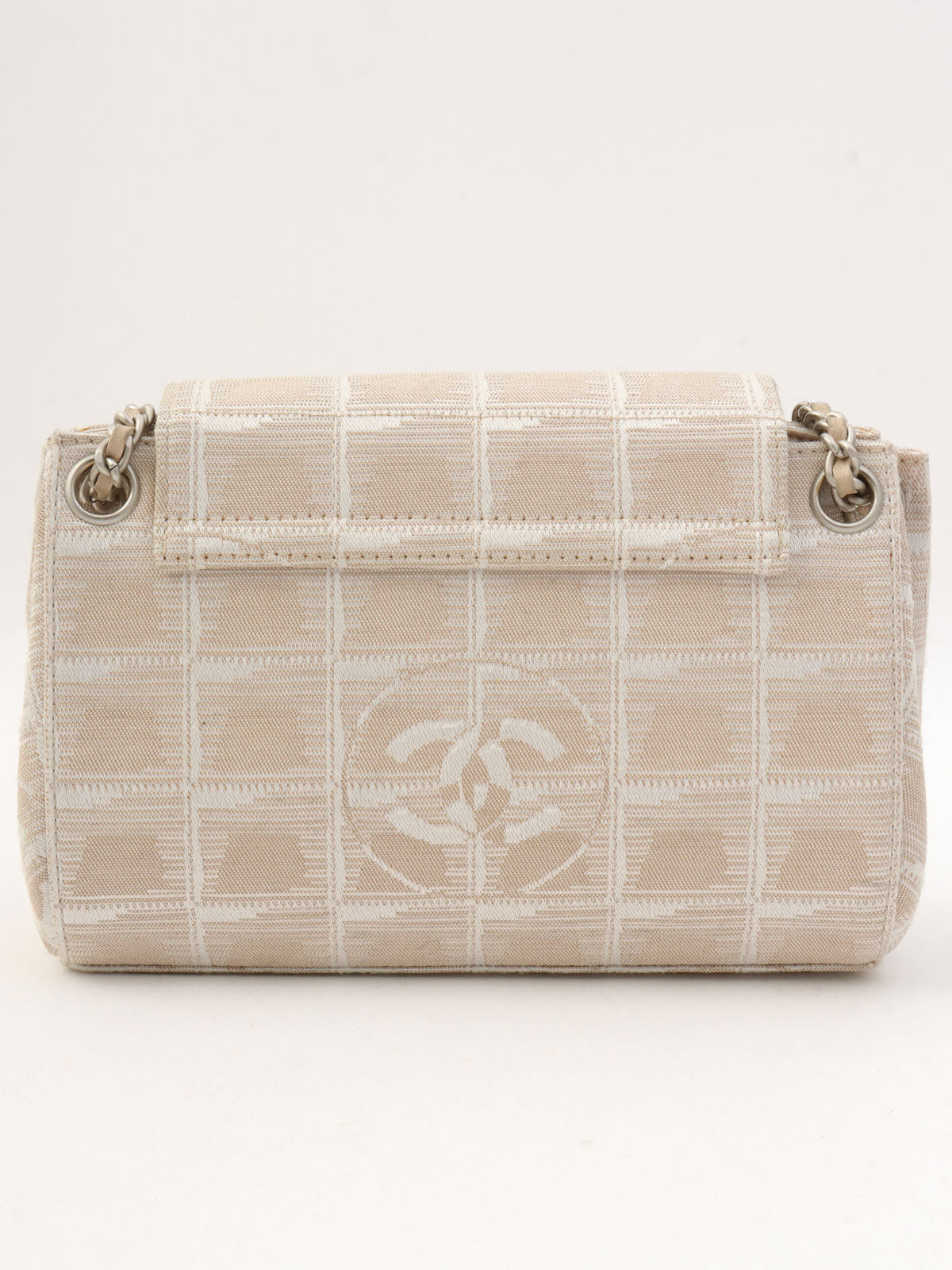 2001年頃製 ニュートラベルラインCCターンロックチェーンショルダーバッグ ベージュ