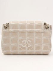 2001年頃製 ニュートラベルラインCCターンロックチェーンショルダーバッグ ベージュ