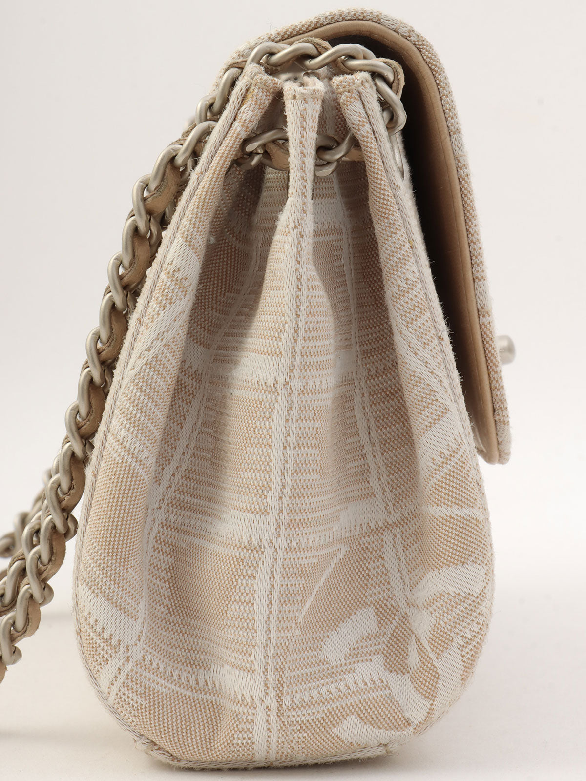 2001年頃製 ニュートラベルラインCCターンロックチェーンショルダーバッグ ベージュ