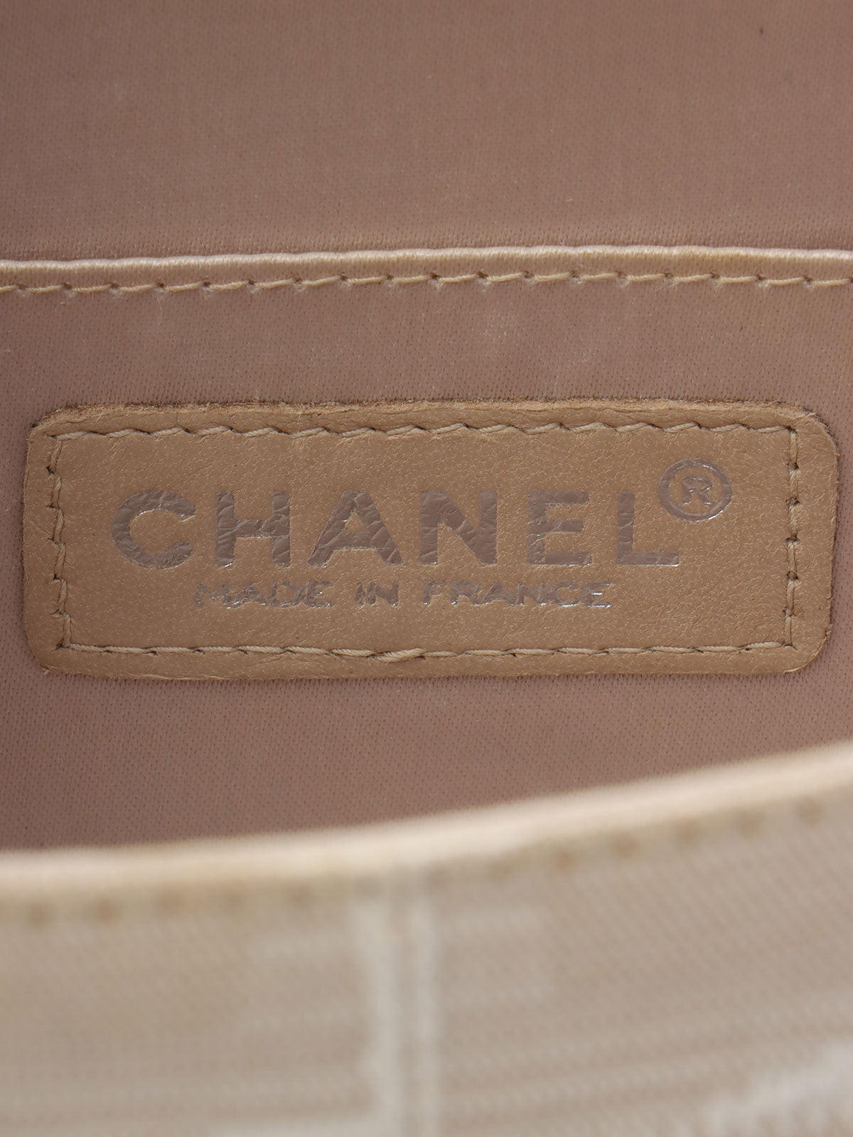 2001年頃製 ニュートラベルラインCCターンロックチェーンショルダーバッグ ベージュ