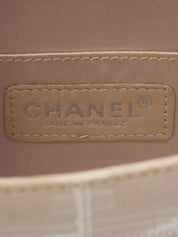 2001年頃製 ニュートラベルラインCCターンロックチェーンショルダーバッグ ベージュ