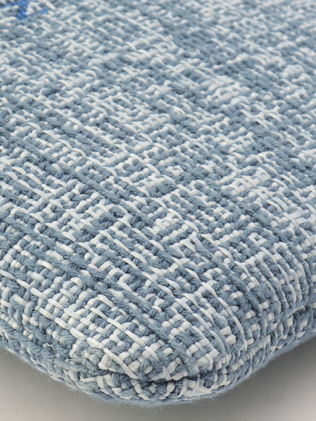 2017 Tweed Deauville Clutch Bag Light Blue