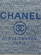 2017 Tweed Deauville Clutch Bag Light Blue