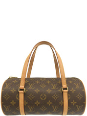 2003年製 キャンバスモノグラムパピヨン26 ブラウン