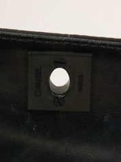 2001 New Travel Line CC Turn Lock Chain Shoulder Bag, Black
