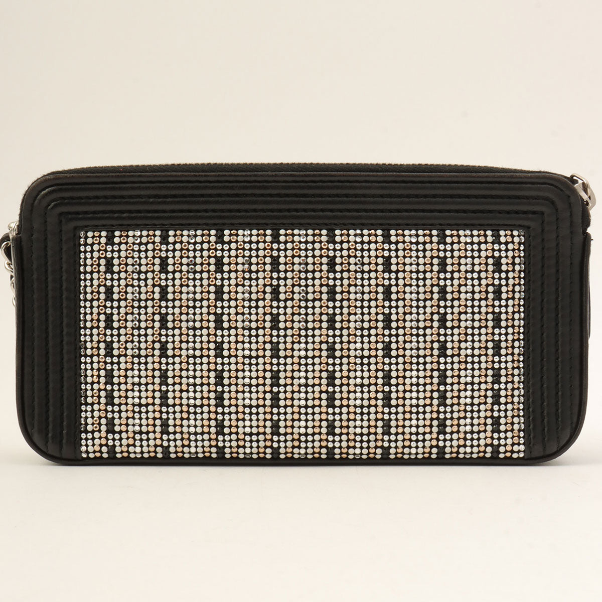 Around 2016 Made Boy Chanel Wallet on Chain Black
