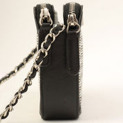 Around 2016 Made Boy Chanel Wallet on Chain Black