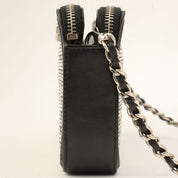 Around 2016 Made Boy Chanel Wallet on Chain Black
