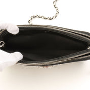 Around 2016 Made Boy Chanel Wallet on Chain Black
