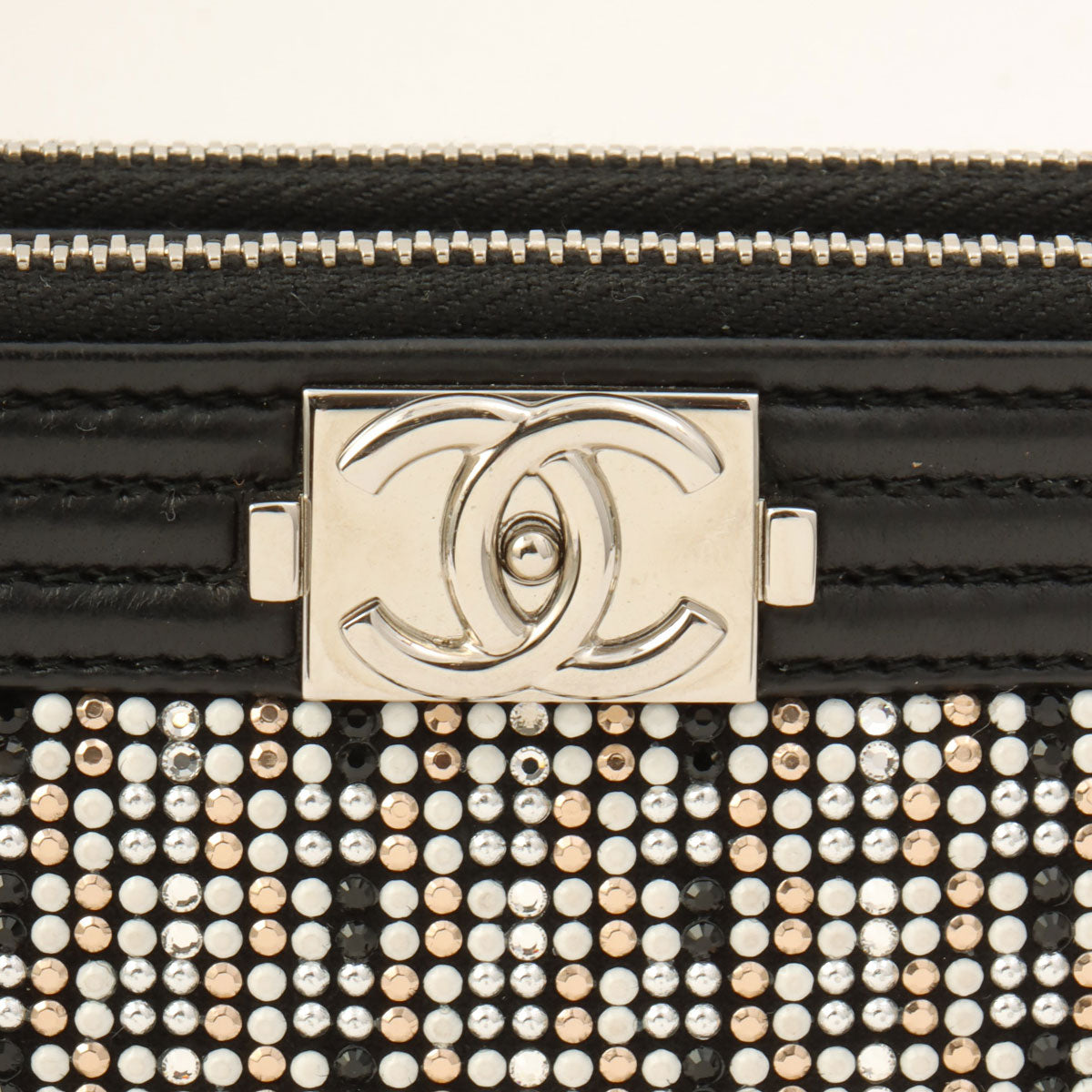 Around 2016 Made Boy Chanel Wallet on Chain Black