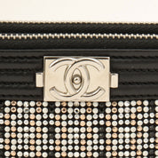 Around 2016 Made Boy Chanel Wallet on Chain Black