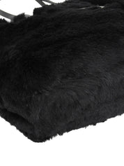 Lapin Fur FF Logo Plate 单肩包 黑色