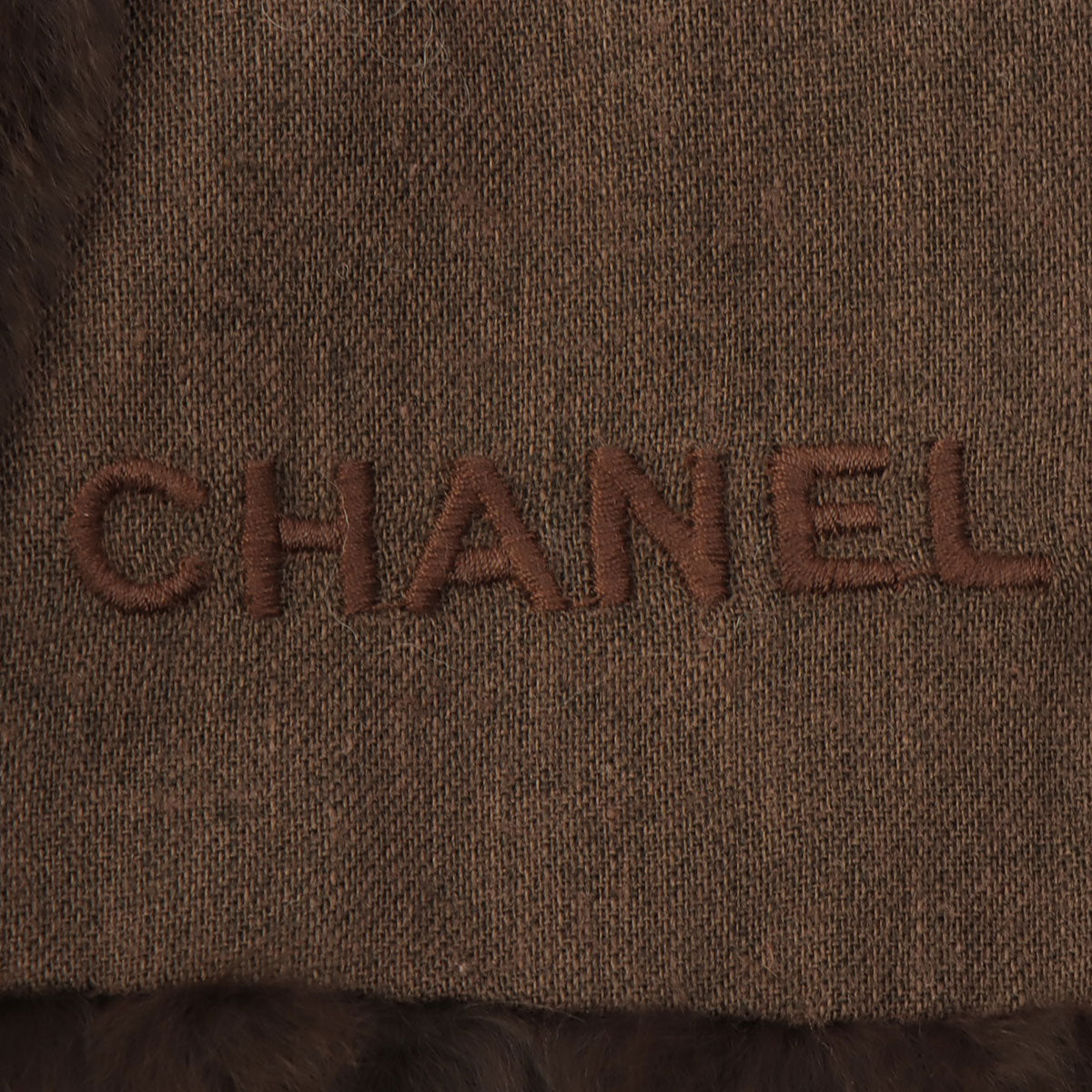 Circa 1998 Rabanne Fur Brown Marble Pattern Shoulder Bag Dark Brown