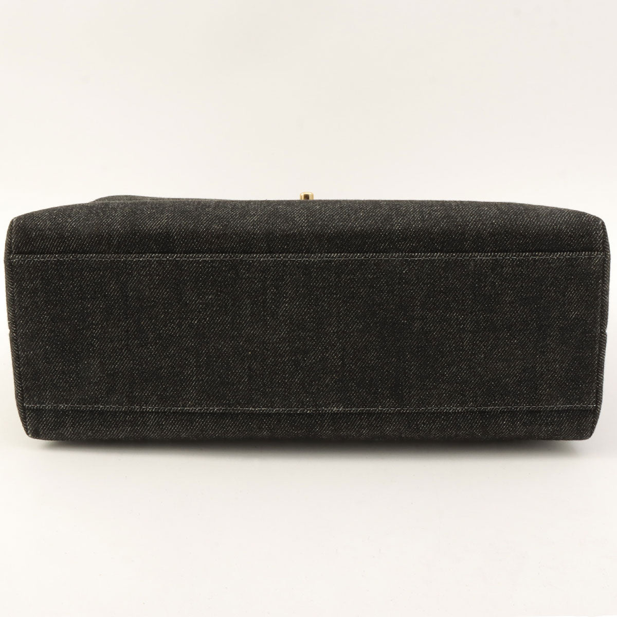 1998 Denim CC Turnlock Handbag Black