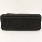 1998 Denim CC Turnlock Handbag Black