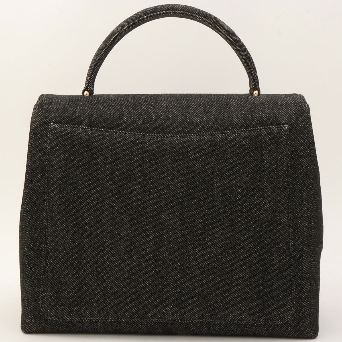1998 Denim CC Turnlock Handbag Black