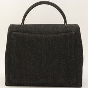 1998 Denim CC Turnlock Handbag Black