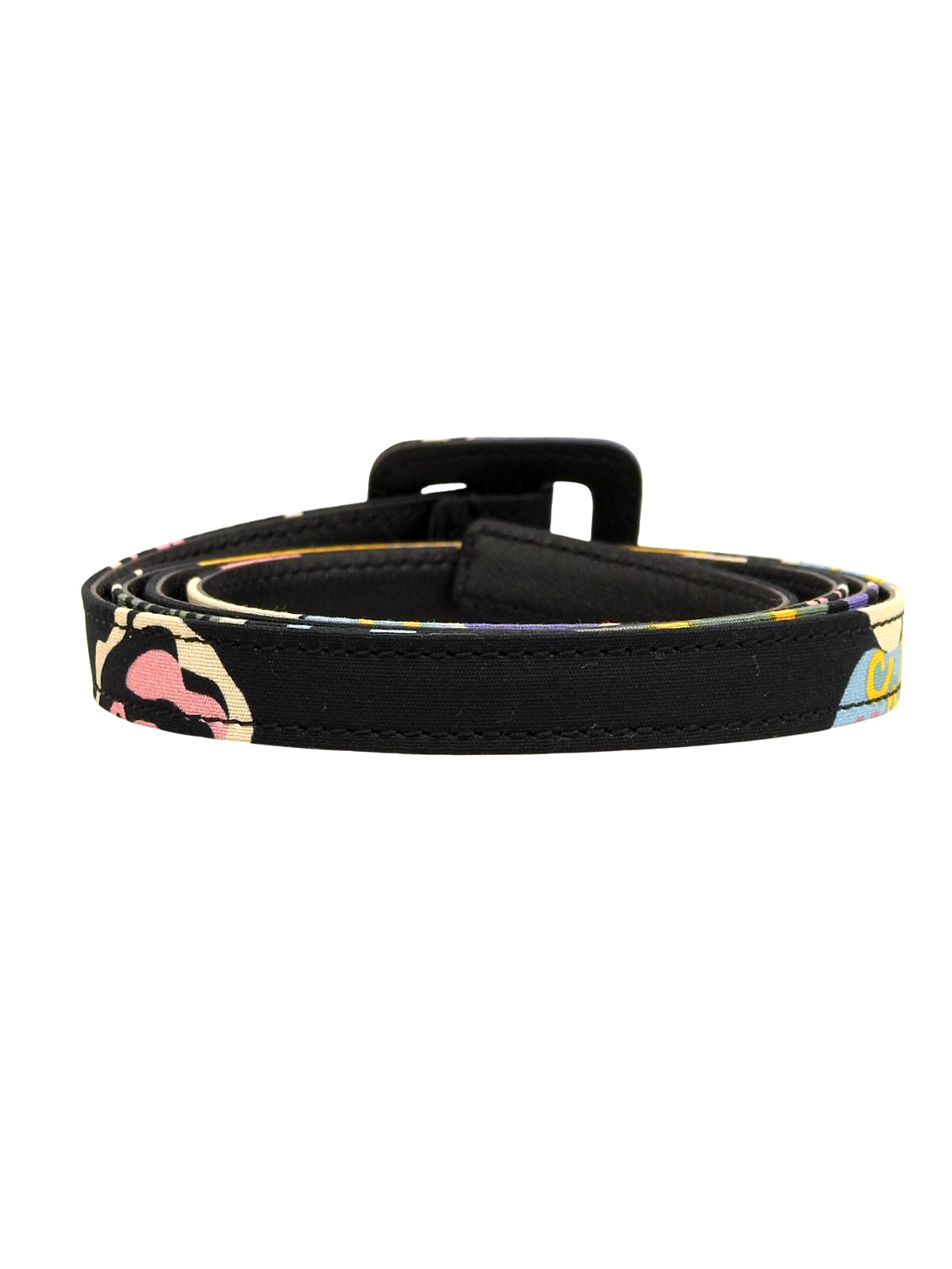 デザインパターンベルト ブラック/マルチ