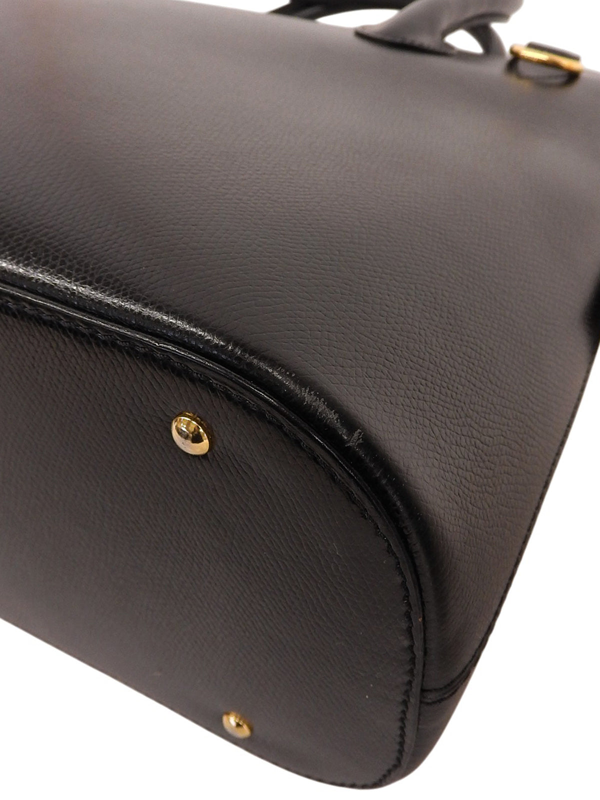 ロゴエンボス2wayバッグ ブラック