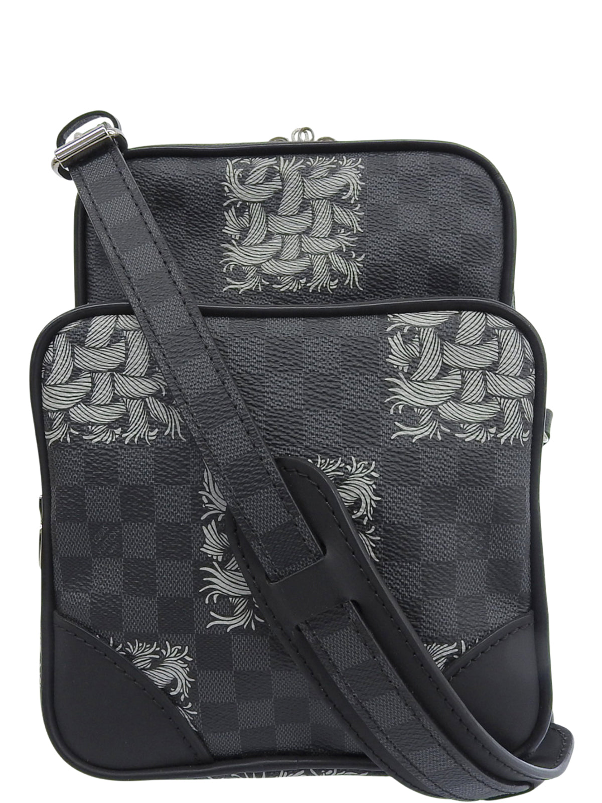 2015年製 キャンバスダミエアマゾンクリストファーネメス ノワール