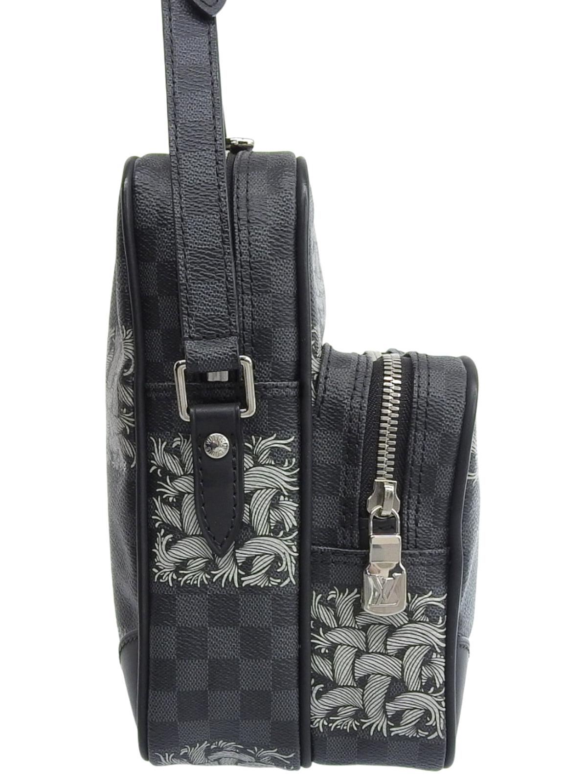 2015年製 キャンバスダミエアマゾンクリストファーネメス ノワール