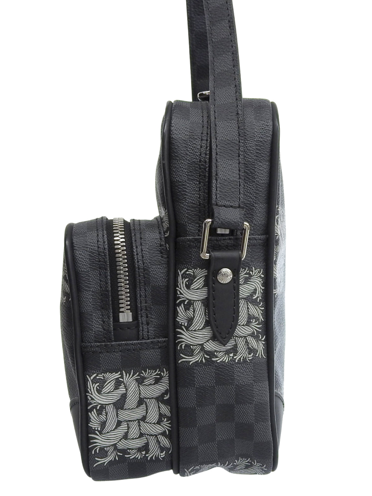 2015年製 キャンバスダミエアマゾンクリストファーネメス ノワール