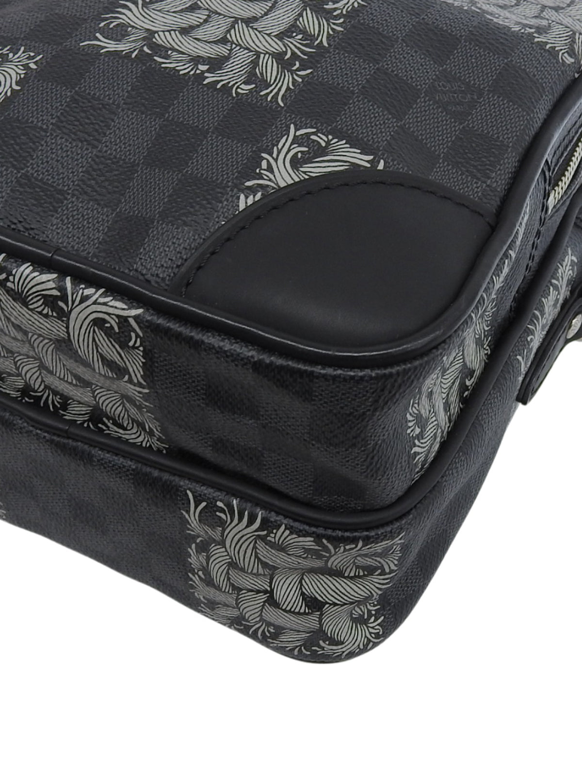 2015年製 キャンバスダミエアマゾンクリストファーネメス ノワール