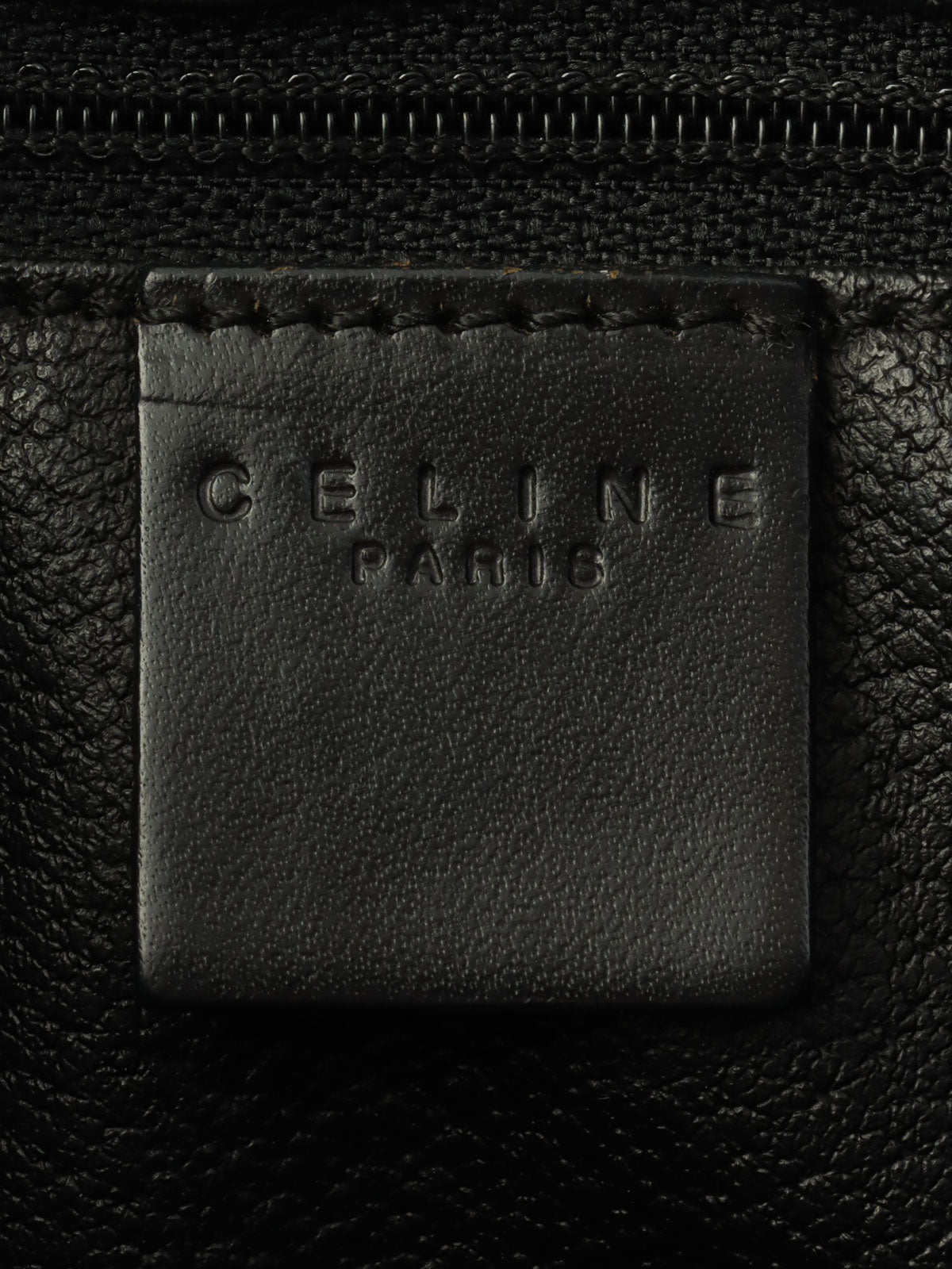 マカダムパターンロゴエンボスミニボストンバッグ ブラウン