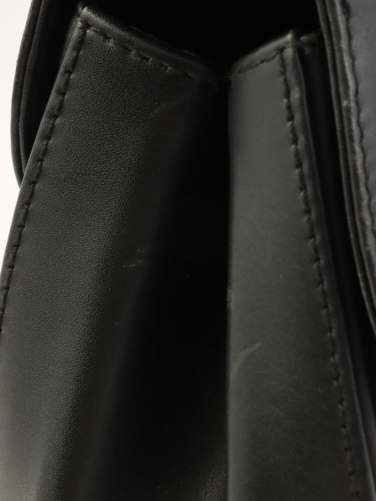 黑色双 Gancini 盘肩包