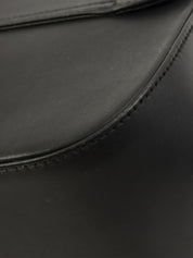 黑色双 Gancini 盘肩包