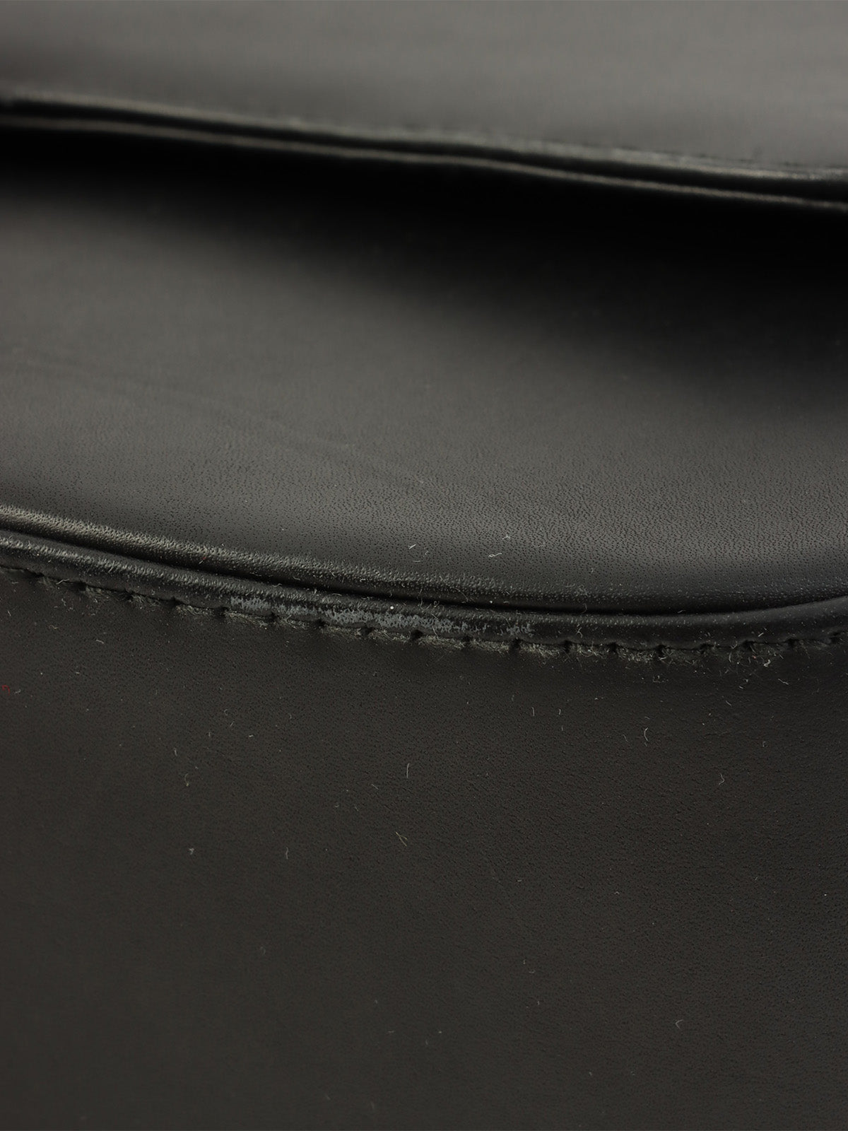 黑色双 Gancini 盘肩包