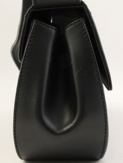 黑色双 Gancini 盘肩包